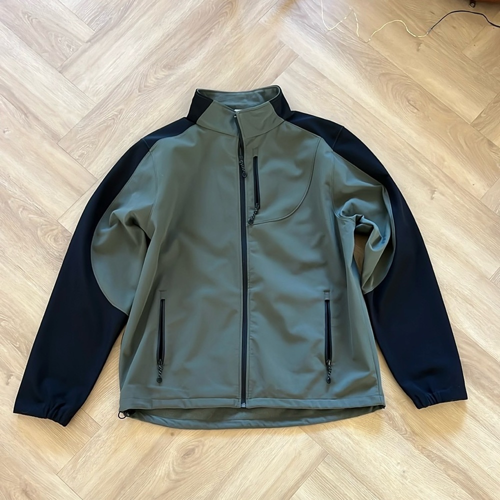 Mens black diamond shell/coat - XXL - EUC